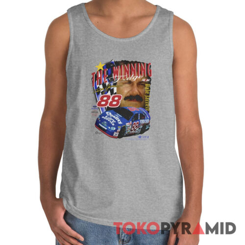 Rare Vintage 90s Dale Jarrett Nascar T shirt The Winning EdgeTank Top