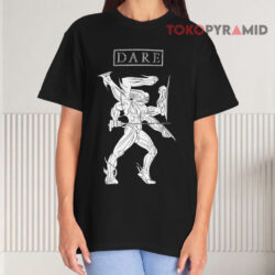 Rare Vintage 90s Dare Rock Band Black T shirt