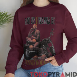 90s Dennis Rodman Bad As I Wanna Be Shirt 4 Rare Vintage 90s Dennis Rodman Bad As I Wanna Be Shirt