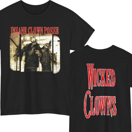 Rare Vintage 90s Insane Clown Posse Wicked Clown Shirt 2 Sided