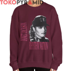 Rare Vintage 90s Janet Jackson Rhythm Nation Shirt 2 Rare Vintage 90s Janet Jackson Rhythm Nation Shirt