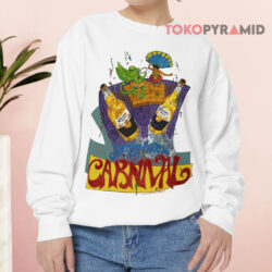 Rare Vintage 90s Jimmy Buffett Carnival Tour 1998 Shirt 3 Rare Vintage 90s Jimmy Buffett Carnival Tour 1998 Sweatshirt Front