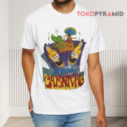 Rare Vintage 90s Jimmy Buffett Carnival Tour 1998 T shirt Front