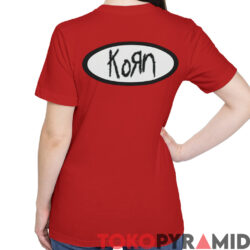 Rare Vintage 90s Korn Oval Shirt Double-sided - TokoPyramid