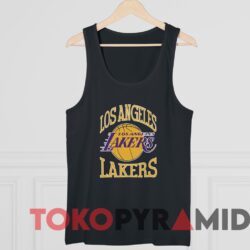 Rare Vintage 90s Los Angeles Lakers Logo Spellout Tee 4 Rare Vintage 90s Los Angeles Lakers Logo Spellout Tee Black Tanktop