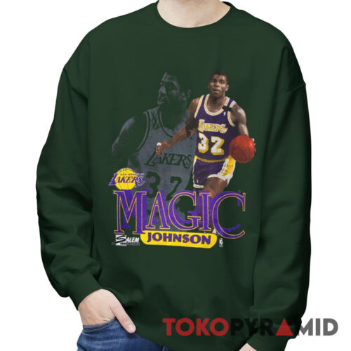 Rare Vintage 90s Los Angeles Lakers Magic Johnson Salem Sweatshirt