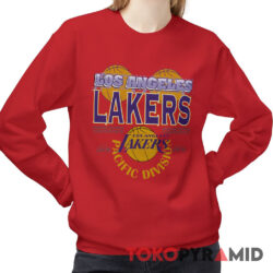 Rare Vintage 90s Los Angeles Lakers Pacific Division Western Conference Sweatshirt