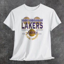 Rare Vintage 90s Los Angeles Lakers Pacific Division Western Conference Tee