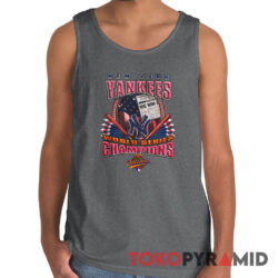 Rare Vintage 90s MLB New York Yankees 1996 World Series Champions Tee Baseball Tank Top