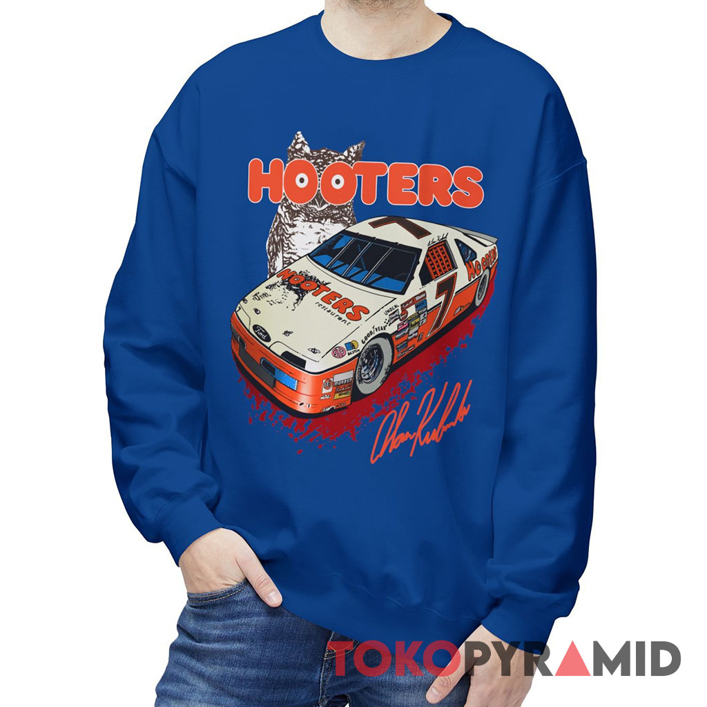 Rare Vintage 90s Nascar Alan Kulwicki Hooters Sweatshirt Rare Vintage 90s Nascar Alan Kulwicki Hooters Sweatshirt