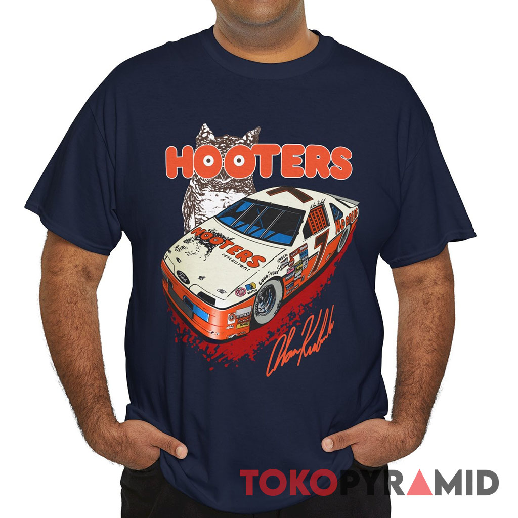 Rare Vintage 90s Nascar Alan Kulwicki Hooters T Shirt Rare Vintage 90s Nascar Alan Kulwicki Hooters T Shirt