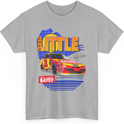 Rare Vintage 90s Nascar Chad Little 23 T-shirt