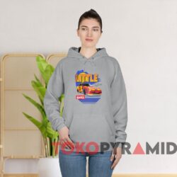 Rare Vintage 90s Nascar Chad Little 23 T shirt Grey Hoodie