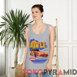 Rare Vintage 90s Nascar Chad Little 23 T-shirt 2 Rare Vintage 90s Nascar Chad Little 23 T shirt Grey Tank Top