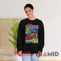 Rare Vintage 90s Nascar Dick Trickle 64 T-shirt Dura Lube 2 Rare Vintage 90s Nascar Dick Trickle 64 T shirt Dura Lube Black Long sleeved