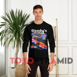 Rare Vintage 90s Nascar Goody's Bristol 500 Black Long sleeved