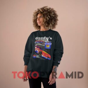 Rare Vintage 90s Nascar Goody's Bristol 500 Black Sweatshirt