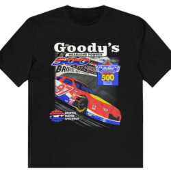 Rare Vintage 90s Nascar Goodys Bristol 500 T shirt