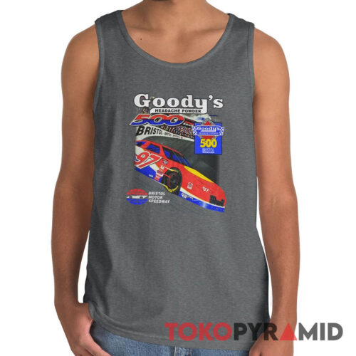 Rare Vintage 90s Nascar Goody's Bristol 500 Tank Top