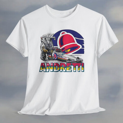Rare Vintage 90s Nascar John Andretti Taco Bell Shirt