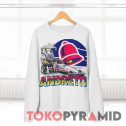 Rare Vintage 90s Nascar John Andretti Taco Bell T-shirt 3 Rare Vintage 90s Nascar John Andretti Taco Bell White Sweatshirt