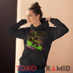 Rare Vintage 90s Nascar Kyle Petty T shirt Mello Yello Black Hoodie
