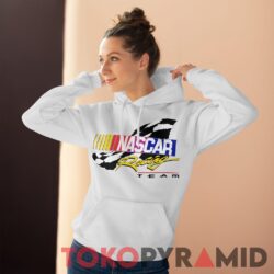 Rare Vintage 90s Nascar Racing Team T-shirt 4 Rare Vintage 90s Nascar Racing Team White Hoodie