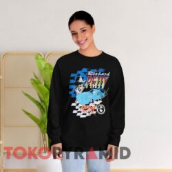 Rare Vintage 90s Nascar Richard Petty T-shirt The King Forever 3 Rare Vintage 90s Nascar Richard Petty The King Forever Black Long sleeved