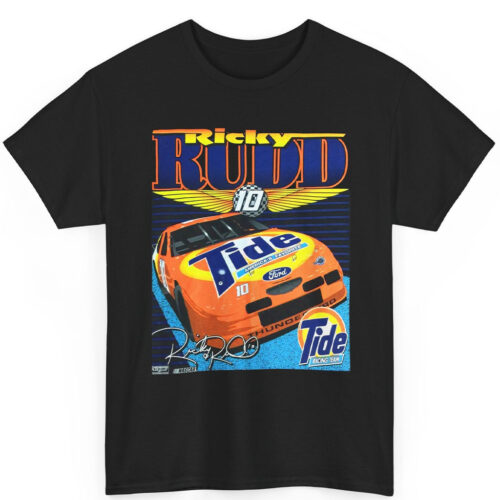 Rare Vintage 90s Nascar Ricky Rudd Tide Shirt