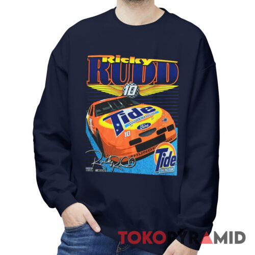Rare Vintage 90s Nascar Ricky Rudd Tide Sweatshirt