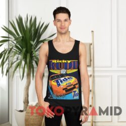 Rare Vintage 90s Nascar Ricky Rudd Tide T-shirt 4 Rare Vintage 90s Nascar Ricky Rudd Tide T shirt Black Tank Top