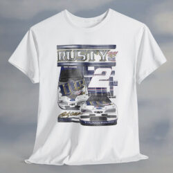 Rare Vintage 90s Nascar Rusty Wallace 2 Miller Lite T Shirt