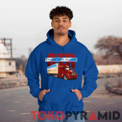 Rare Vintage 90s Over The Road Semi Truck Shirt Hoodie
