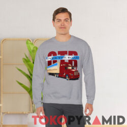 Rare Vintage 90s Over The Road Semi Truck Shirt Sweatshirt
