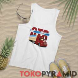 Rare Vintage 90s Over The Road Semi Truck Shirt Tank Top