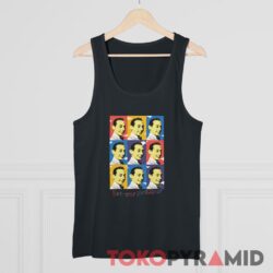 Rare Vintage 90s Pee-wee Herman Tee Andy Warhol Stanley Desantis Playhouse Cartoon TV Show 3 Rare Vintage 90s Pee Wee Herman Tee Andy Warhol Stanley Desantis Promo Black Tank Top