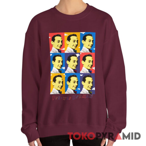 Rare Vintage 90s Pee wee Herman Tee Andy Warhol Stanley Desantis Playhouse Cartoon TV Show Sweatshirt Rare Vintage 90s Pee wee Herman Tee Andy Warhol Stanley Desantis Playhouse Cartoon TV Show Sweatshirt