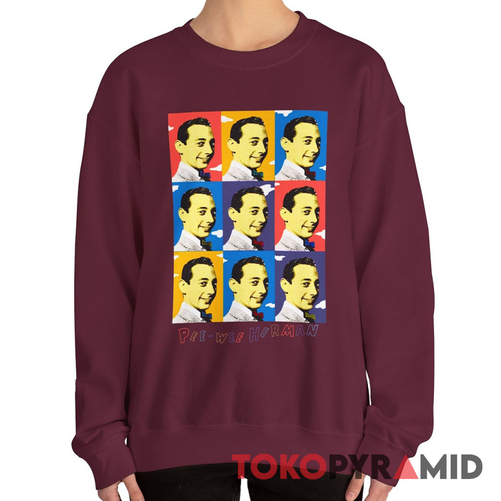 Rare Vintage 90s Pee wee Herman Tee Andy Warhol Stanley Desantis Playhouse Cartoon TV Show Sweatshirt Rare Vintage 90s Pee wee Herman Tee Andy Warhol Stanley Desantis Playhouse Cartoon TV Show Sweatshirt