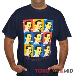 Rare Vintage 90s Pee wee Herman Tee Andy Warhol Stanley Desantis Playhouse Cartoon TV Show T Shirt