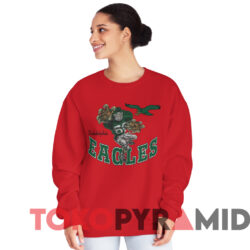 Rare Vintage 90s Philadelphia Eagles T-shirt 2 Rare Vintage 90s Philadelphia Eagles T shirt Red Sweatshirt