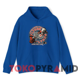 Rare Vintage 90s Philadelphia Flyers T-shirt 3 Rare Vintage 90s Philadelphia Flyers T shirt Blue Hoodie