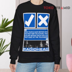 Rare Vintage 90s Radiohead Television Waste Products Shirt