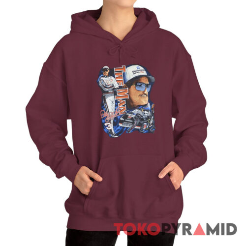Rare Vintage 90s The Man Nascar Tee Dale Earnhardt Hoodie