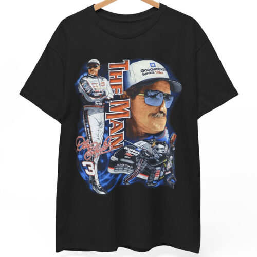 Rare Vintage 90s The Man Nascar Tee Dale Earnhardt Shirt