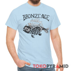 Rare Vintage 90s Thrasher Bronze Age Fish Bones Shirt