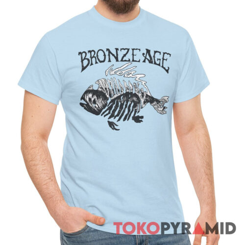 Rare Vintage 90s Thrasher Bronze Age Fish Bones Shirt Rare Vintage 90s Thrasher Bronze Age Fish Bones Shirt