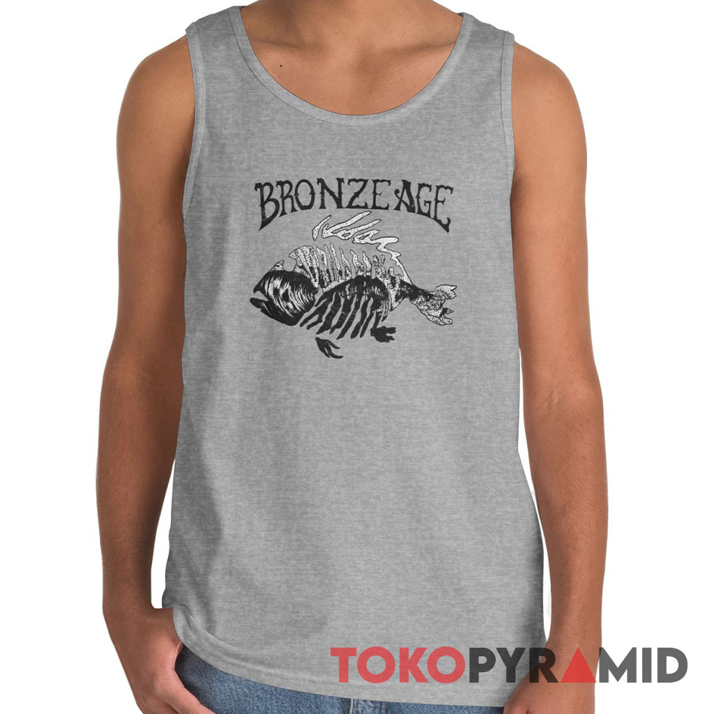 Rare Vintage 90s Thrasher Bronze Age Fish Bones Tank Top Rare Vintage 90s Thrasher Bronze Age Fish Bones Tank Top