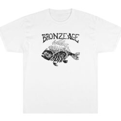 Rare Vintage 90s Thrasher Bronze Age Fish Bones Tee 5 Rare Vintage 90s Thrasher Bronze Age Fish Bones Tee