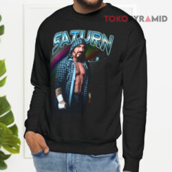 Rare Vintage 90’s WCW Saturn Wrestling Shirt 3 Rare Vintage 90’s Wcw Saturn Wrestling Sweatshirt