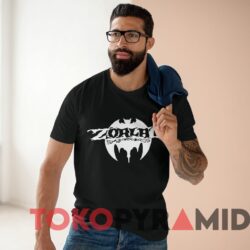 Rare Vintage 90s Zorlac Skateboards Logo Tee Man Black T shirt